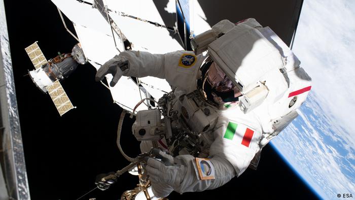 Spacewalk Astronaut Luca Parmitano