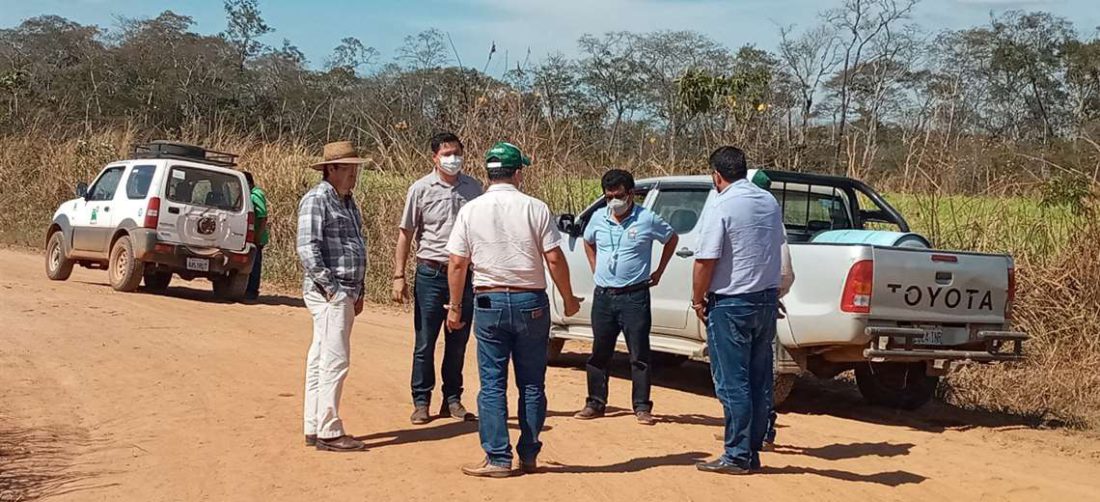 Comisión visita las propiedades avasalladas en San José de Chiquitos