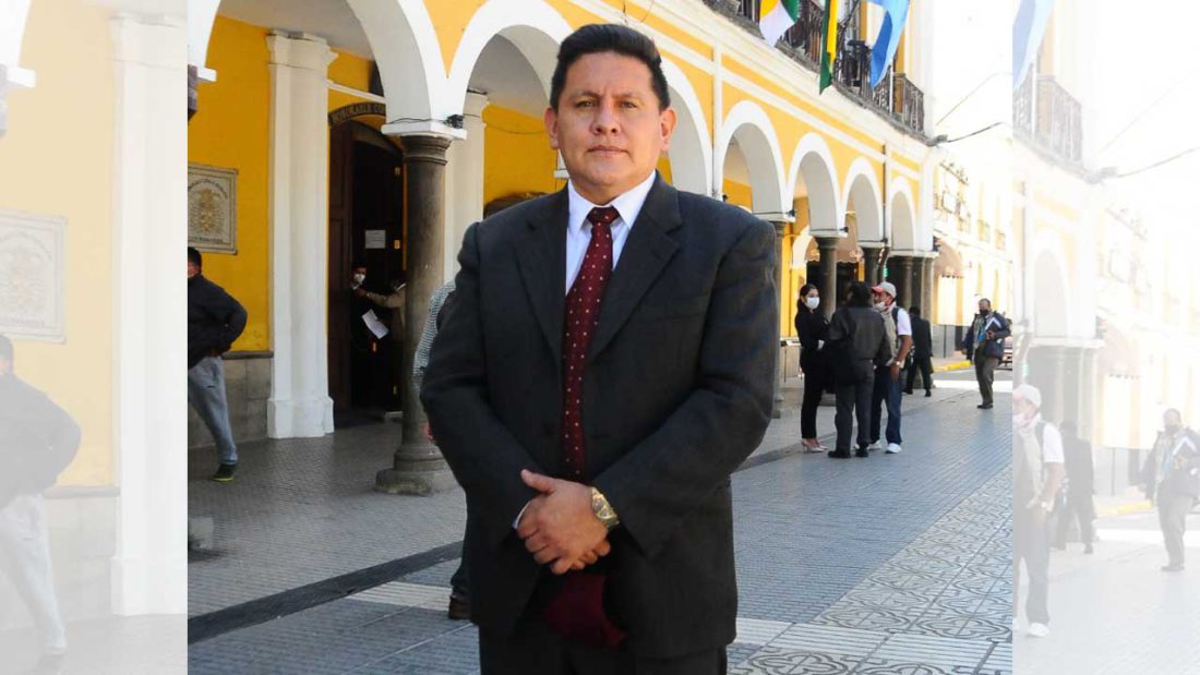 El ahora exintendente municipal de Cochabamba, Fernando Vargas Hinojosa. NOÉ PORTUGAL