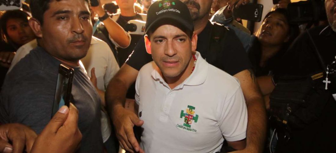 En 2019, Camacho era el presidente del Comité Pro Santa Cruz (Foto: El Deber)
