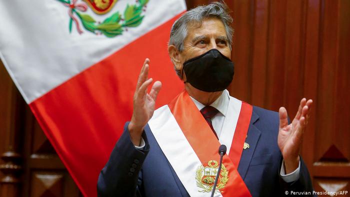 Peru Vereidigung Francisco Sagasti neuer Übergangspräsident