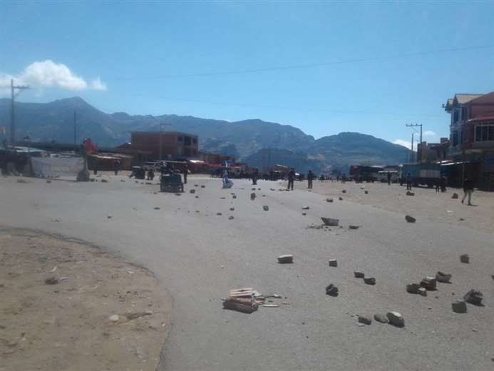 Conflictos en Betanzos, Potosí, durante la crisis de 2019. Foto: Archivo El Potosí