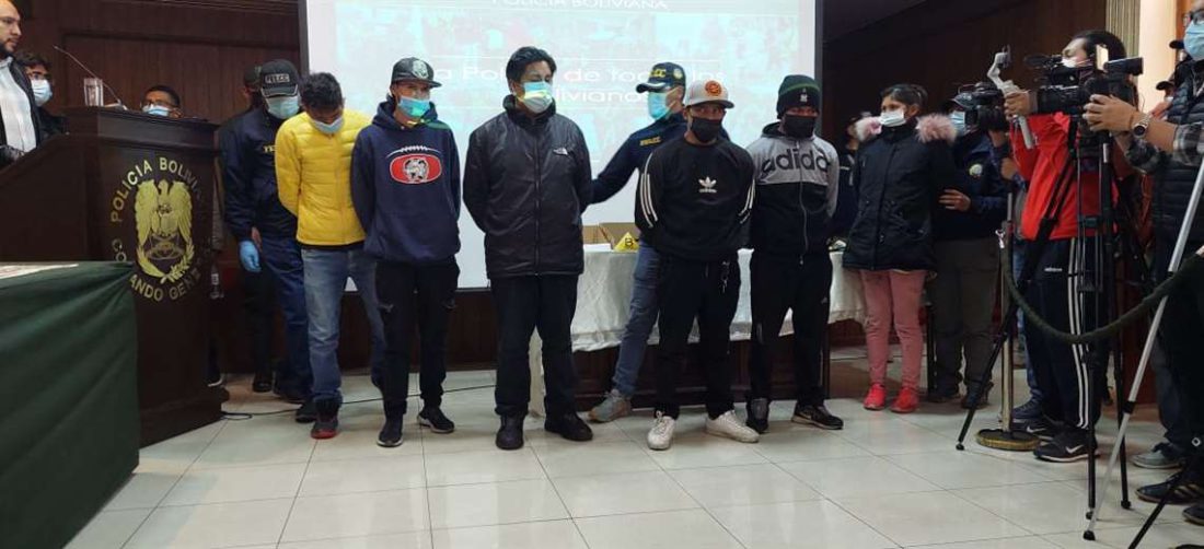 Antisociales detenidos en El Alto 