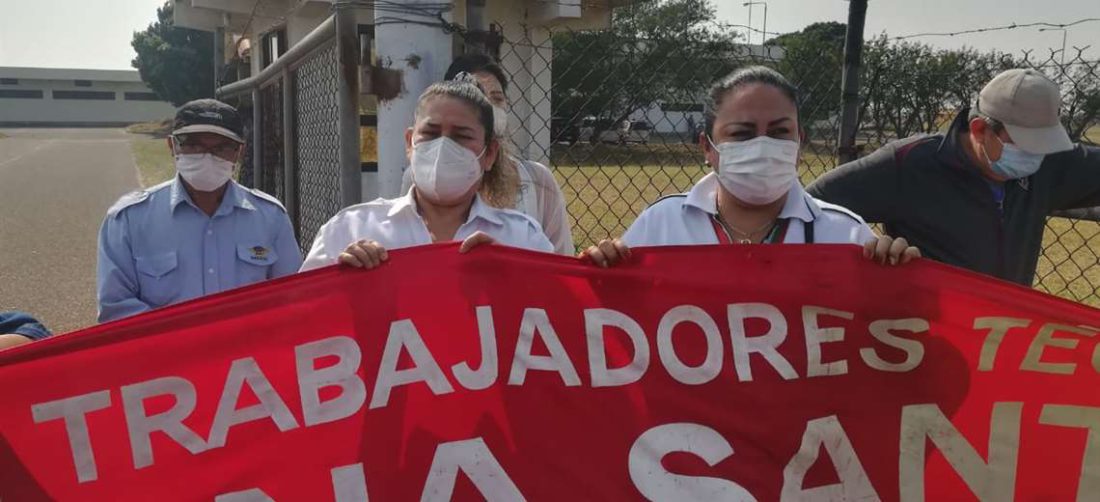 Trabajadores de Aasana Santa Cruz rechazan acuerdo/Foto: JC Torrezon