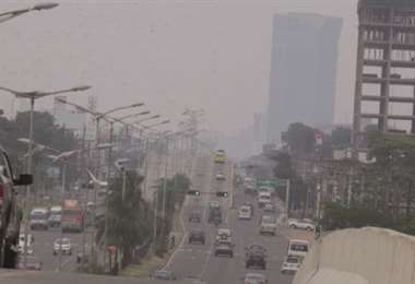 Hay mala calidad del aire en Santa Cruz (imagen referencial/internet)