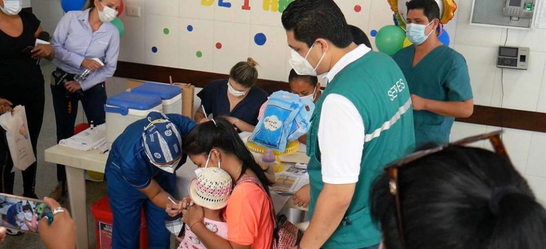 El Sedes llama a los padres a vacunar a sus niños menores de seis años (Foto: PAHO)