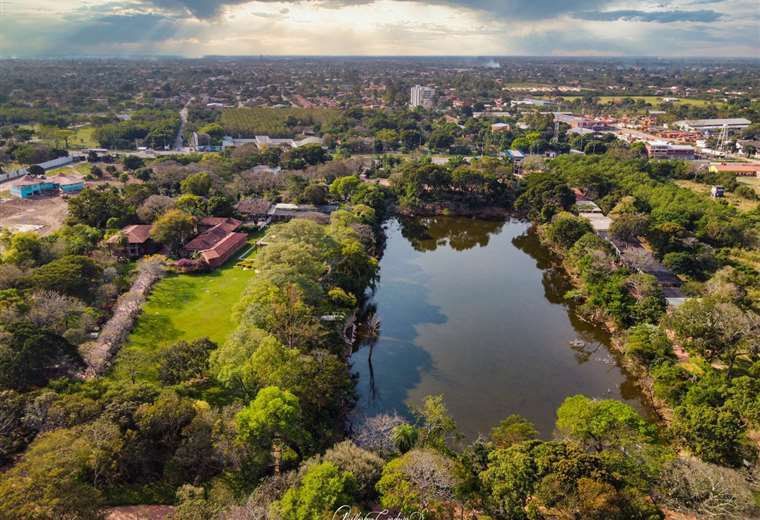 Vista aérea del jardín Botánico. ARCHIVO