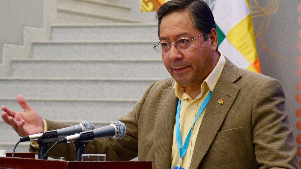 Luis Arce, presidente de Bolivia. APG