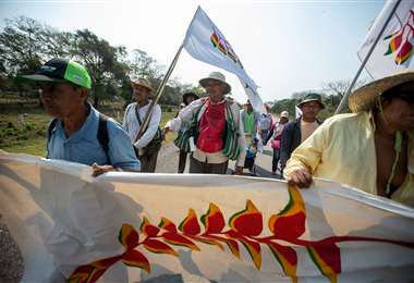 Marcha Indígena - Foto: Gobernación de Santa Cruz 