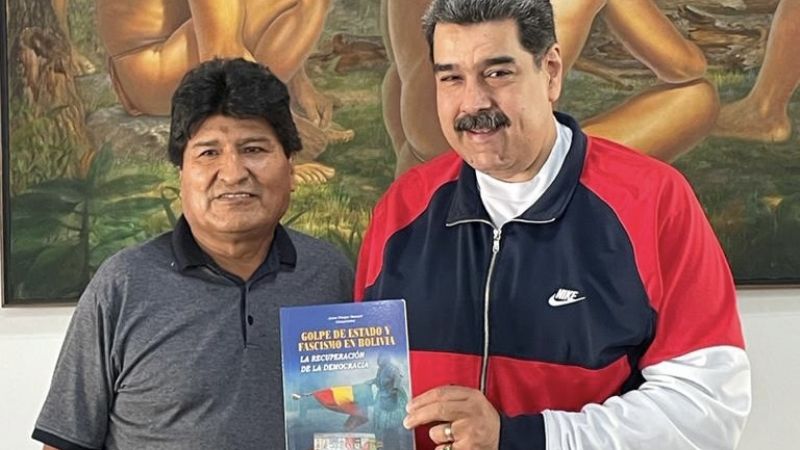 Evo recomienda a las nuevas generaciones seguir los pasos de Maduro