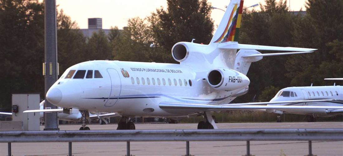 La aeronave adquirida por el Gobierno del MAS I Foto: archivo.