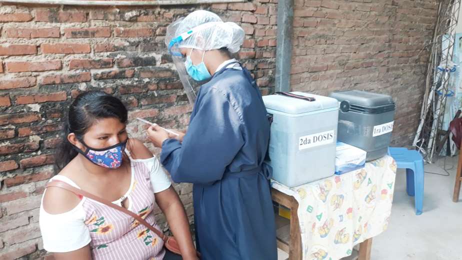 Solo 16 personas se vacunaron con las brigadas móviles esta martes/Foto Soledad Prado