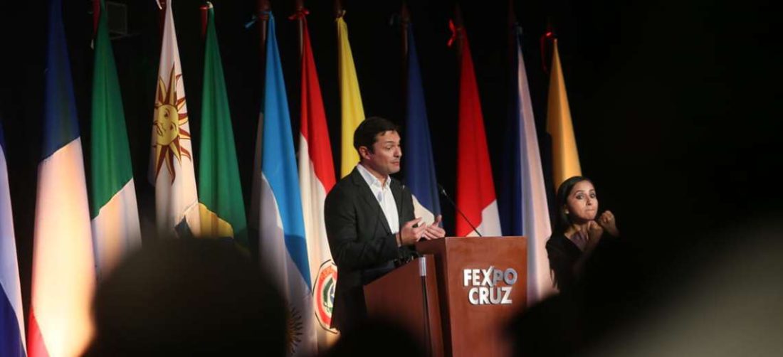El discurso de Fernando Hurtado inauguró el evento/Foto Ipa Ibáñez 