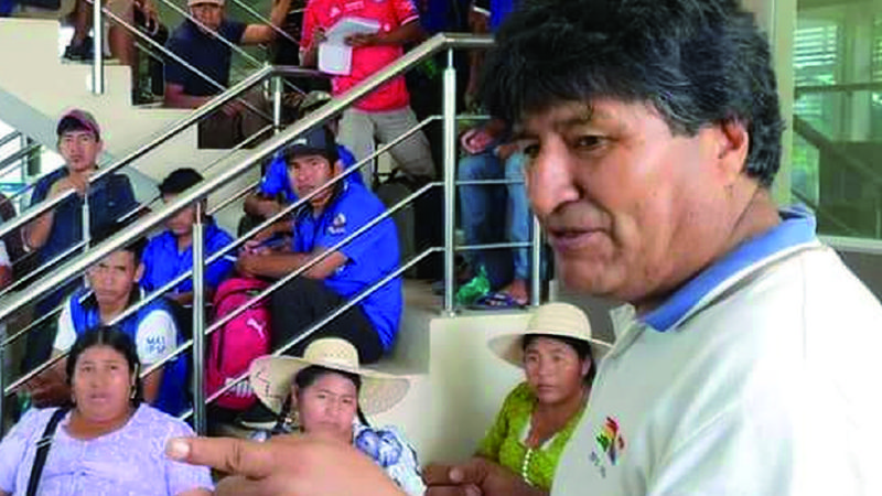 Morales recibe desde enero una renta mensual de 21.640 bolivianos