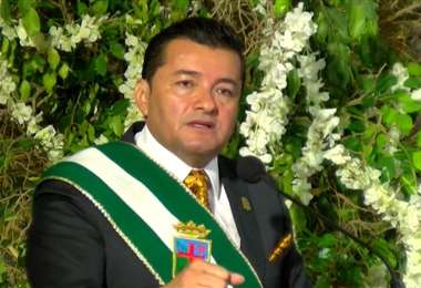 El alcalde de Santa Cruz, Jhonny Fernández