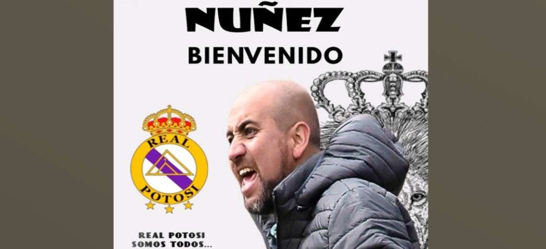La imagen que publicó Real Potosí para anunciar la contratación de Núñez