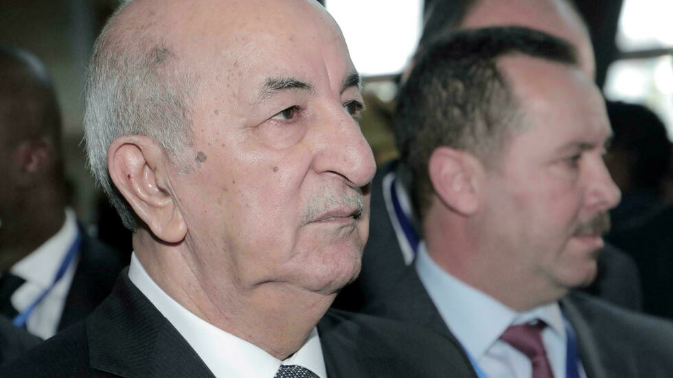 El presidente argelino Abdelmadjid Tebboune 