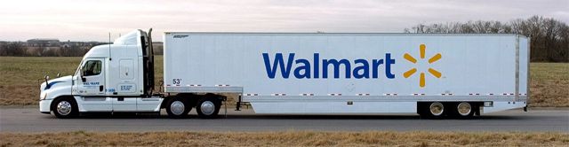 Camión de Walmart