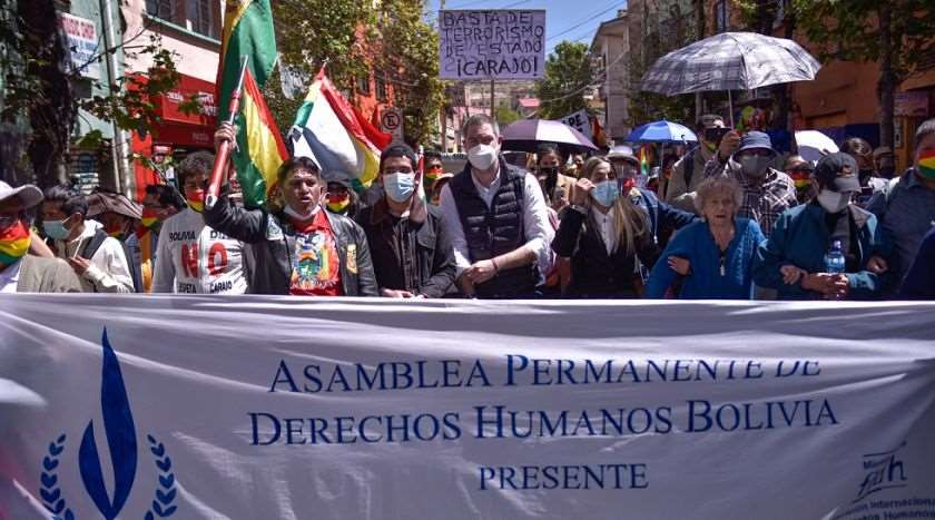 La Asamblea de Derechos humanos ve que peligra la democracia en el país/Foto: Redes