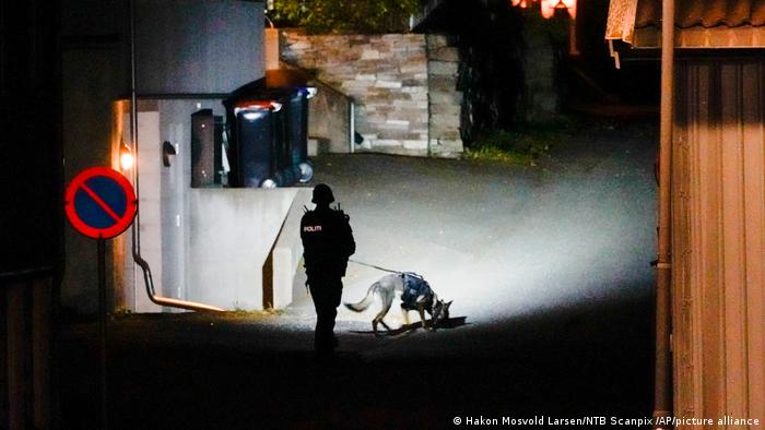 Cuerpos especiales de la Policía noruega investigan el ataque.