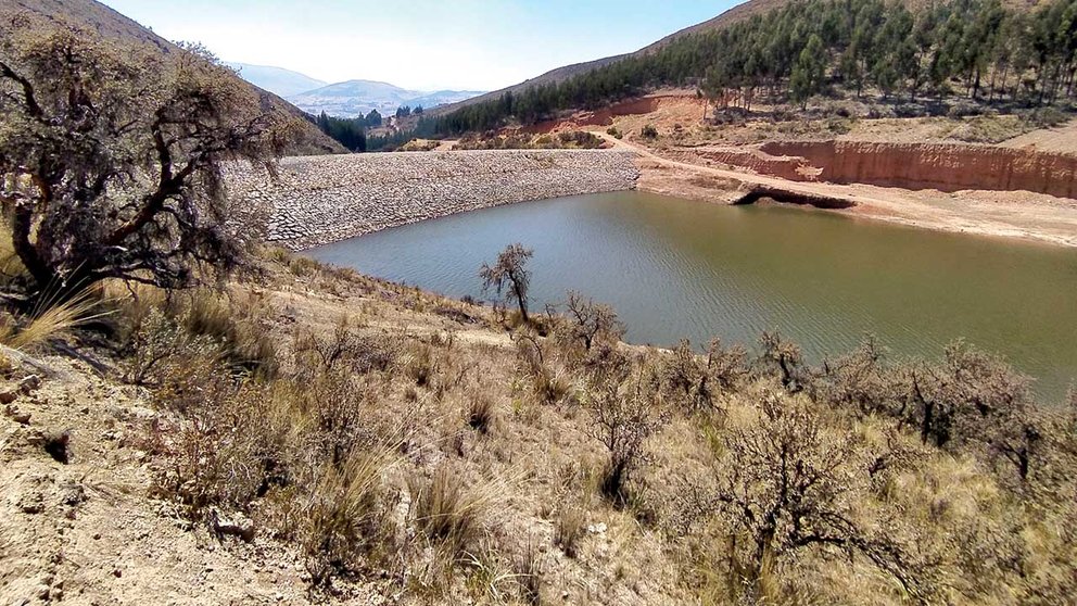 Imagen referencial de una represa en la zona de Melga. DICO SOLÍS