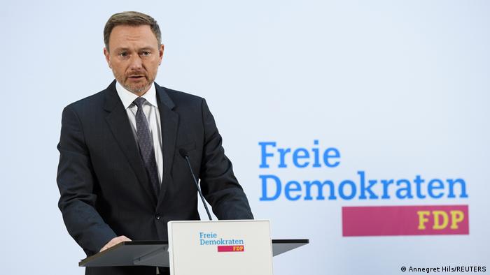 Christian Lindner, lídr del Partido Democrático Libre (FDP)