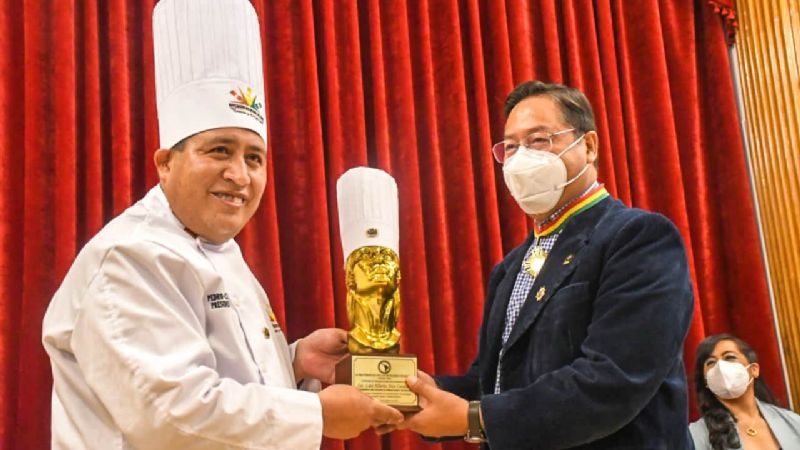 Luis Arce inauguró la Convención Internacional de Gastrónomos