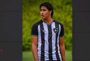 Renzo Alcón, jugador boliviano del Botafogo - Foto: Internet