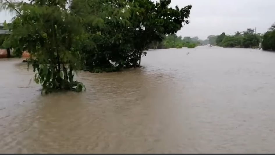Situación del río 24, en el Trópico la pasada semana. Captura de video RKC