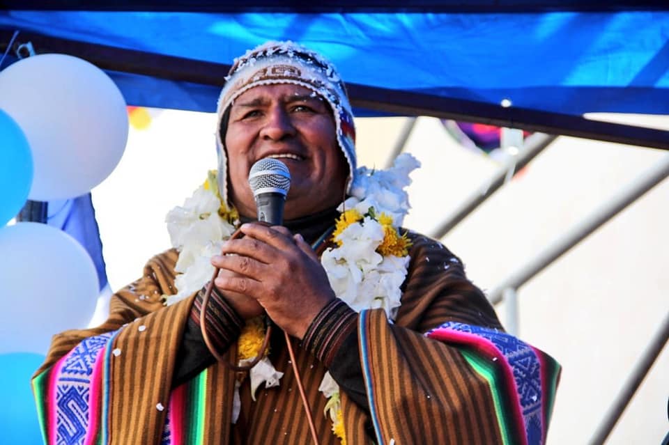 Evo Morales desde la Marcha por la Patria: “Si a mí me hicieron el golpe, a Lucho no”