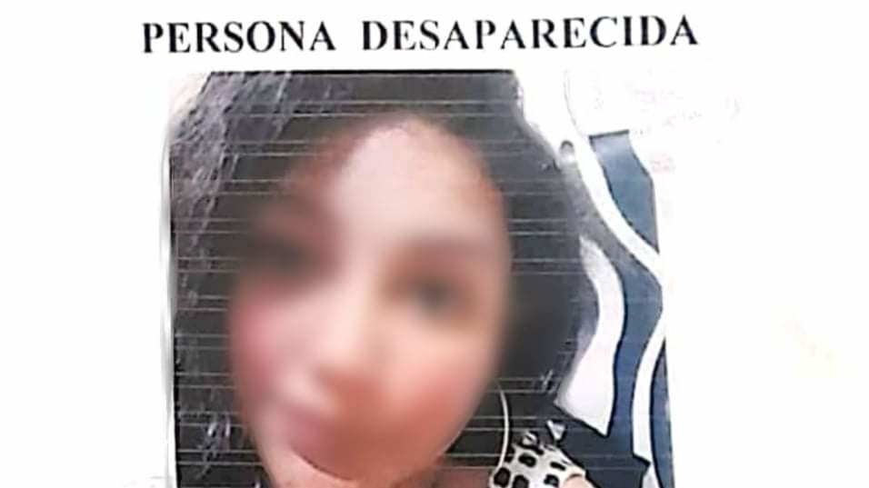 La imagen de Daniela que compartió la Policía cuando estaba desaparecida.