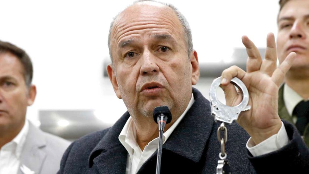 El exministro de Gobierno, Arturo Murillo, uno de los implicados en el caso gases. ARCHIVO