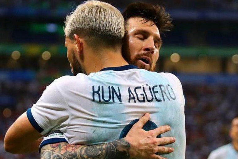 Lionel Messi despidió a Sergio "Kun" Agüero con unas emotivas palabras en Instagram