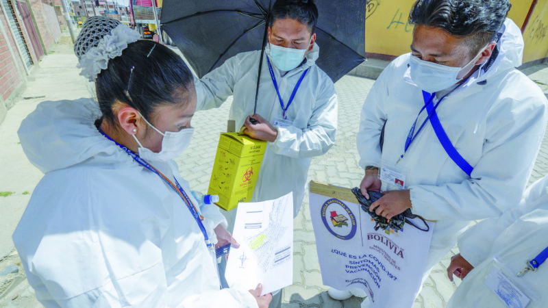 De 9 capitales y El Alto, La Paz es líder en la vacunación