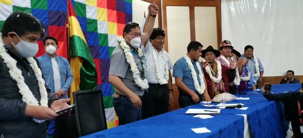 Evo Morales invitó a Luis Arce a la reunión. Archivo