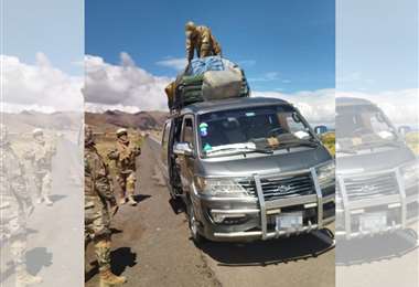 Militares interceptan vehículos que transportaban mercadería de contrabando