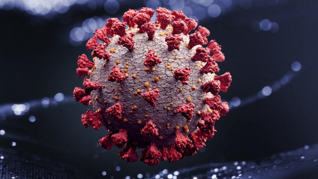 Representación del coronavirus Sars-cov-2. (Getty)