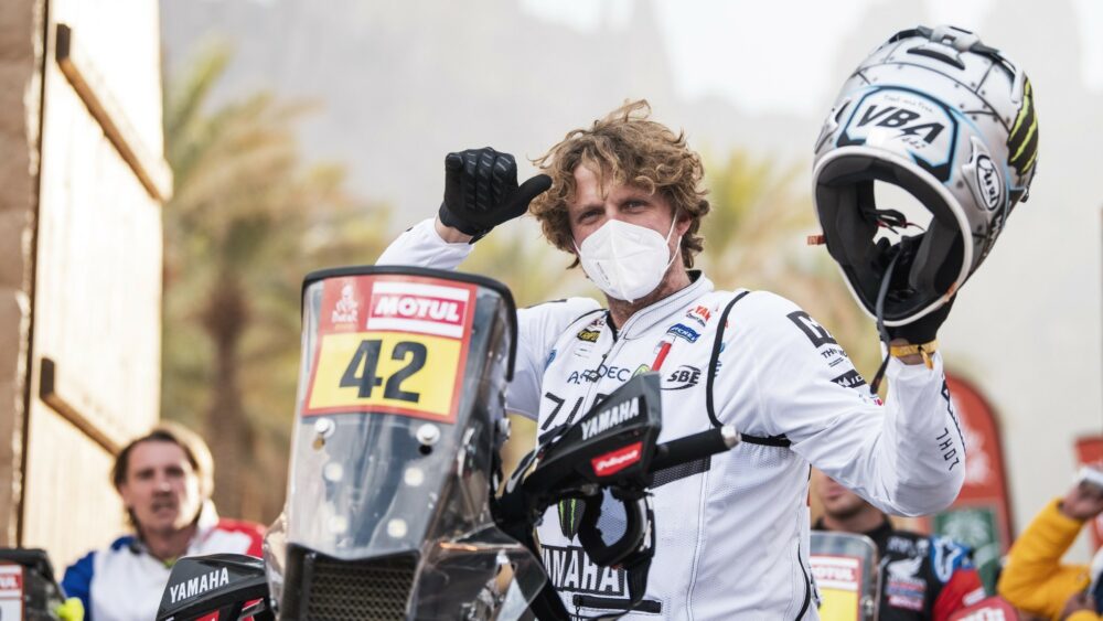 Adrien Van Beveren - Yamaha - lider - Dakar 2022 - etapa 10 - motos