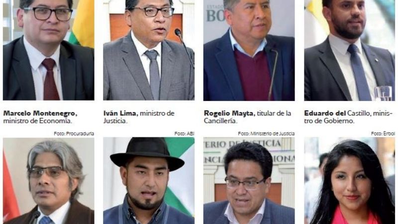 Evaliz y siete autoridades del Ejecutivo no figuran como militantes del MAS
