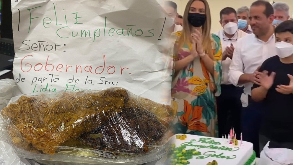 Fotografías publicadas en torno al festejo por el cumpleaños del gobernador de Santa Cruz, Luis Fernando Camacho. RRSS