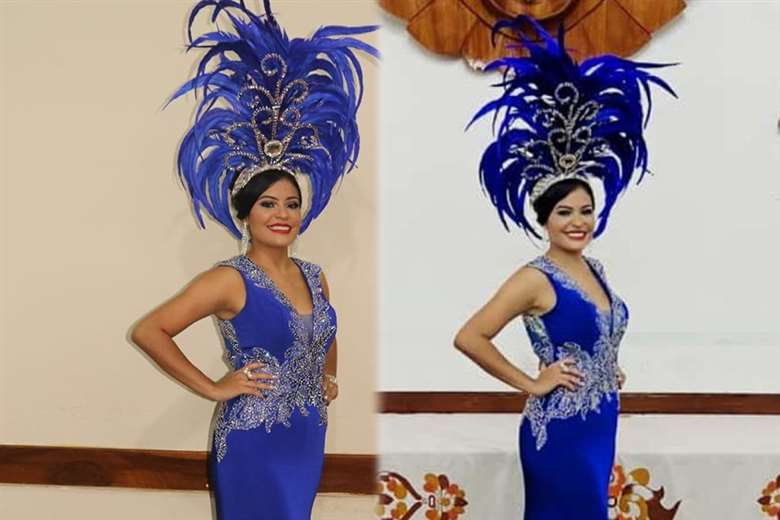 Paula Montero Villarroel, reina del Carnaval de San Ignacio/Foto: Carlos Quinquiví