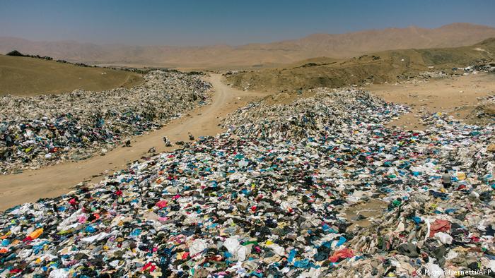 Chile Atacamawüste | Müllhalde mit benutzer Kleidung