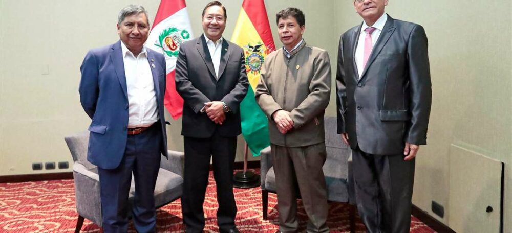 Reunión entre Pedro Castillo y Luis Arce I Presidencia de Perú.