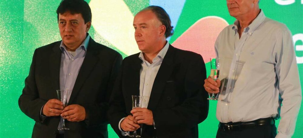Hernán Gonzales, Darko Zuazo y Percy Áñez, ejecutivos y directivos del BMSC