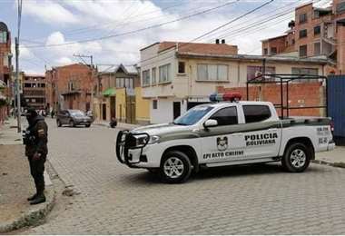 Operativo policial en El Alto 