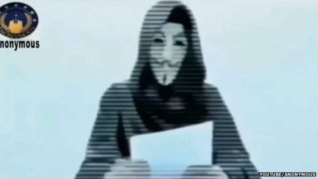 Las campañas de Anonymous generalmente comienzan con un video publicado en internet.