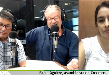 La asambleísta departamental de Creemos, Paola Aguirre, desvirtúa polémica por el decreto