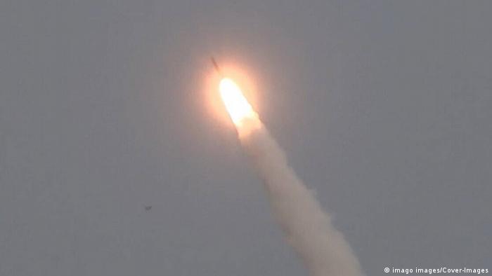 Un test de misiles hipersónicos rusos en febrero de 2022.