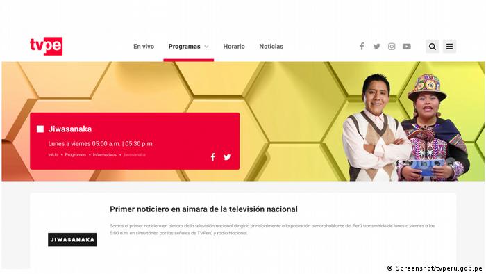 Jiwasanka, primer noticiero en en lengua aymara en la televisión estatal de Perú