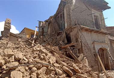 Vivienda quedó en escombros - Foto: Valle Alto Tva